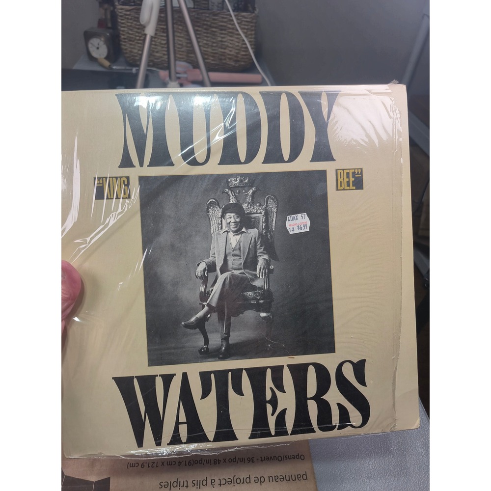 Muddy Waters King Bee Vinyl LP 1981 Blue Sky PZ 37064 Johnny Winter Blues